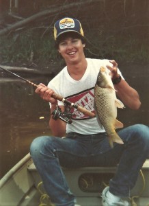 Putting the Hell Rod to good use on the Minnesota River in about 1988